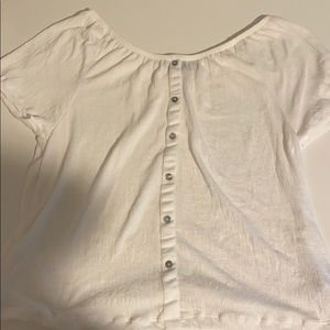 WHITE PRIMARK OFF THE SHOULDER BLOUSE